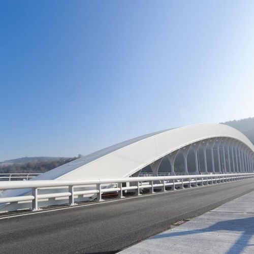 Ponte em aço - ArcelorMittal Europe – Flat Products - em concreto / em material compósito / de vigas