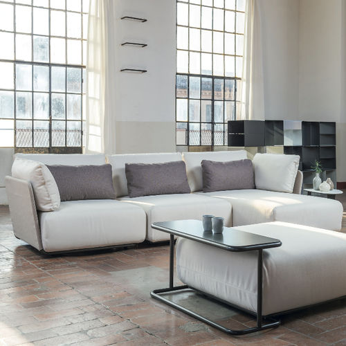 Sofá modular - COMBO - iCARRARO italian makers - contemporâneo / em tecido / branco