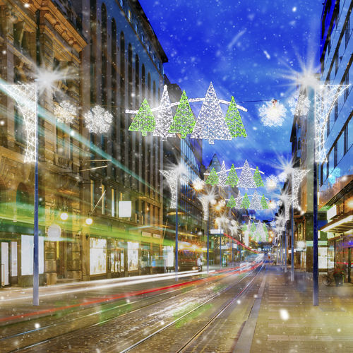 Cortina de luzes de LED - CITY CHRISTMAS DECORATIONS - Terra Group - para ambiente externo / para ambiente interno / para espaço público