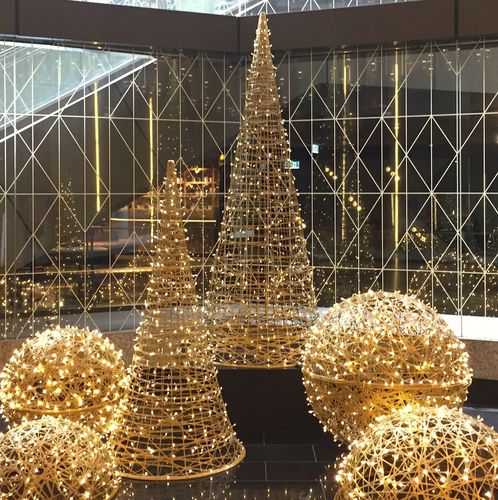 Luz de Natal de LED - Cone A - Terra Group - 3D / de piso / da linha residencial