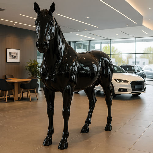 Escultura de fibra de vidro - HORSE - Terra Group - para ambiente externo / para jardim / de instalação livre