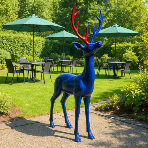 Escultura de fibra de vidro - DEER - Terra Group - para ambiente externo / para jardim / de instalação livre