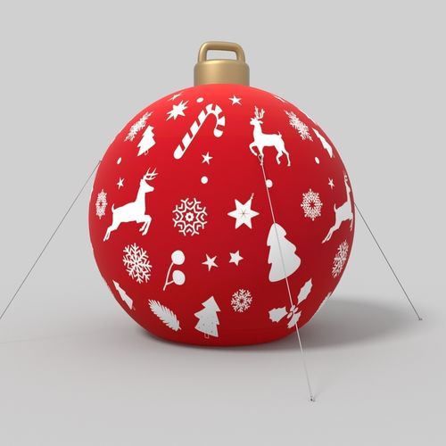 Decoração de Natal em PVC - X-MAS BALL XXL - Terra Group - para espaço público / para edifício de uso público / para restaurante