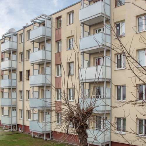 Guarda-corpo em alumínio - WIŚLANA - Copal - em painéis / para ambiente externo / para sacada