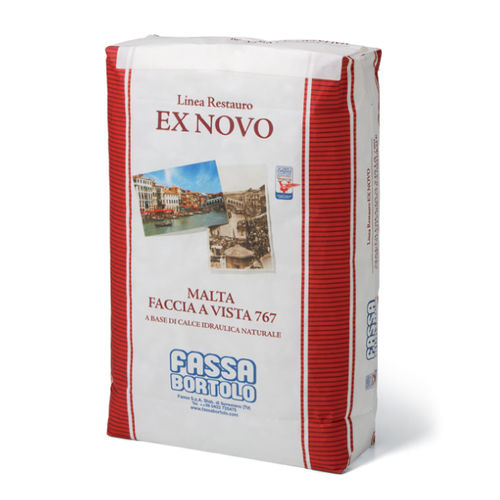 Argamassa de recuperação de estrutura - EX NOVO 767 - Fassa Bortolo - de montagem / para alvenaria / hidráulica