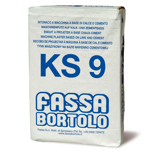 Reboco de preparação - KS 9 - Fassa Bortolo - para ambiente interno / para ambiente externo / para parede