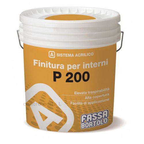 Tinta decorativa - P 200 - Fassa Bortolo - de proteção / de acabamento / interna