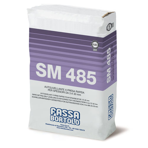 Betonilha autonivelante - SM 485 - Fassa Bortolo - de secagem rápida / em cimento