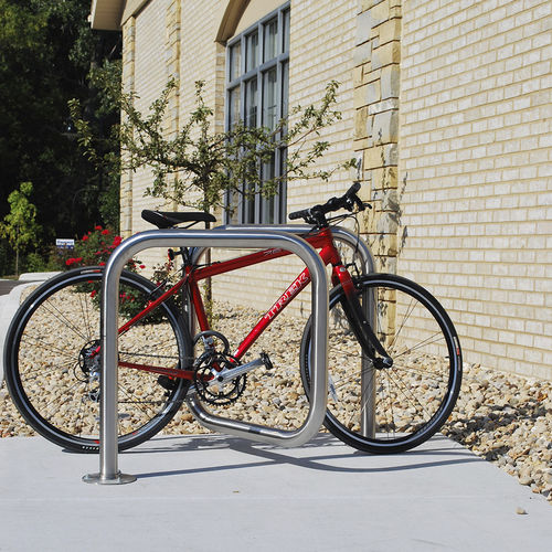 Bicicletário de piso - GENESIS™ - Madrax - para espaço público / em aço galvanizado / em aço revestido a pó