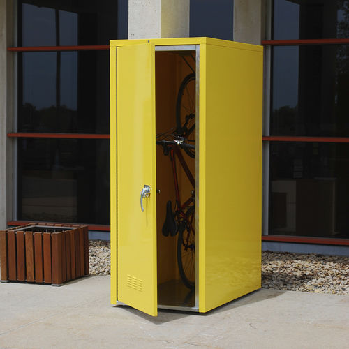 Abrigo para bicicletas com sistema de segurança - MADLOCKER™ : MLV - Madrax - em aço / para espaço público