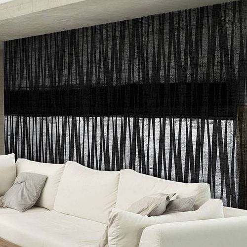 Papel de parede contemporâneo - ABSTRACT - N.O.W. Edizioni - estampado / branco / preto