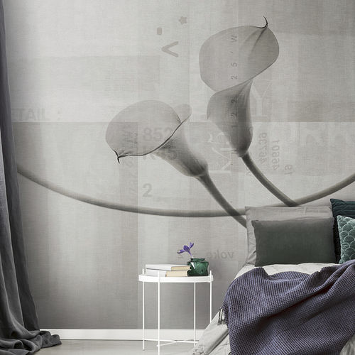 Papel de parede contemporâneo - CALLE - N.O.W. Edizioni - floral / com motivos impressos