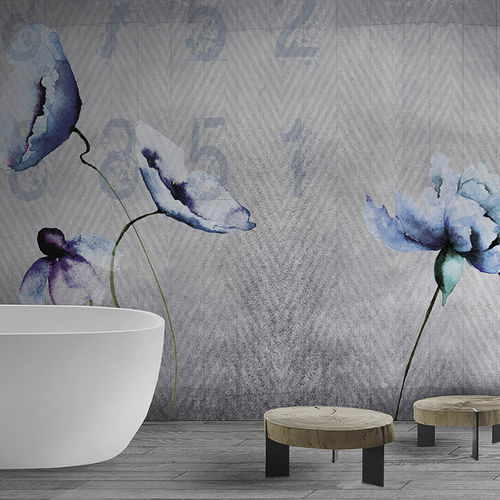 Papel de parede contemporâneo - FLEUR - N.O.W. Edizioni - floral / com motivos impressos