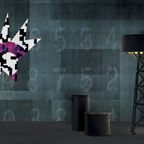 Papel de parede contemporâneo - BLITZ - N.O.W. Edizioni - estampado / com motivos impressos