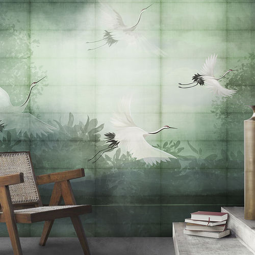 Papel de parede contemporâneo - FLIGHT - N.O.W. Edizioni - com natureza / com animais / panorâmico