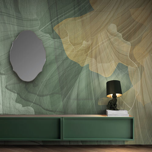 Papel de parede contemporâneo - CAREZZA - N.O.W. Edizioni - panorâmico / efeito de tecido / multicores