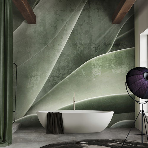 Papel de parede contemporâneo - ALOE - N.O.W. Edizioni - em fibra de vidro / com natureza / verde