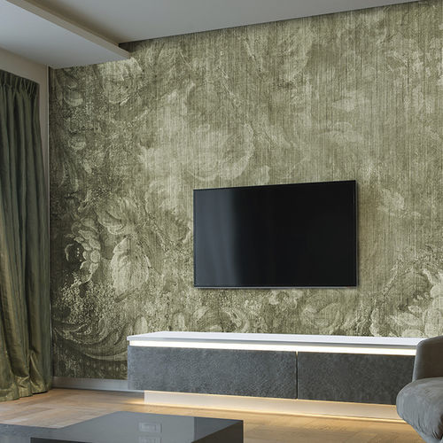 Papel de parede contemporâneo - PEONIES - N.O.W. Edizioni - floral / com natureza / com motivos impressos
