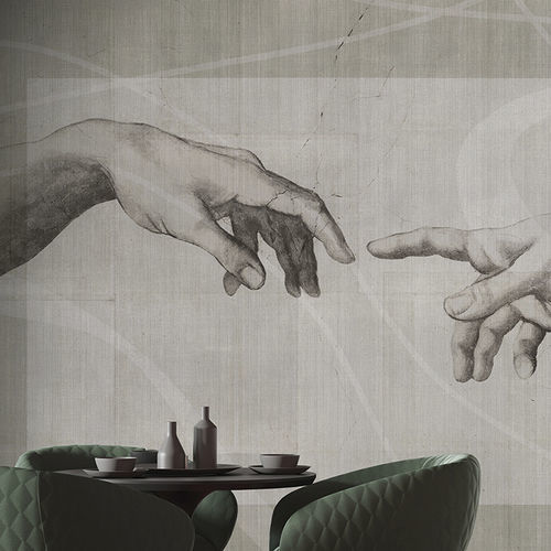 Papel de parede contemporâneo - MANI - N.O.W. Edizioni - vinílico / panorâmico / obra de arte da pintura