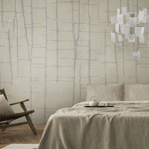 Papel de parede contemporâneo - CRAQUELÈ - N.O.W. Edizioni - em tecido não tecido / em fibra de vidro / vinílico