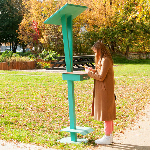 Estação de recarga USB - 19.001 - ZANO Street Furniture - solar / WiFi / para espaços públicos