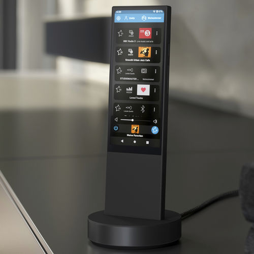 Controle remoto para sistema multimídia - C200 - Revox - com tela sensível ao toque