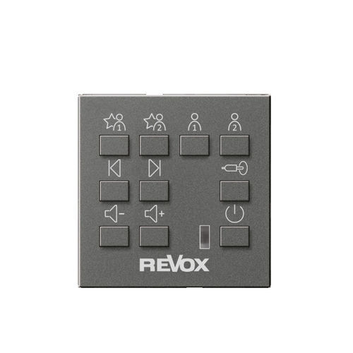 Controle remoto para sistema de automação residencial de áudio - V218 - Revox - brilhante