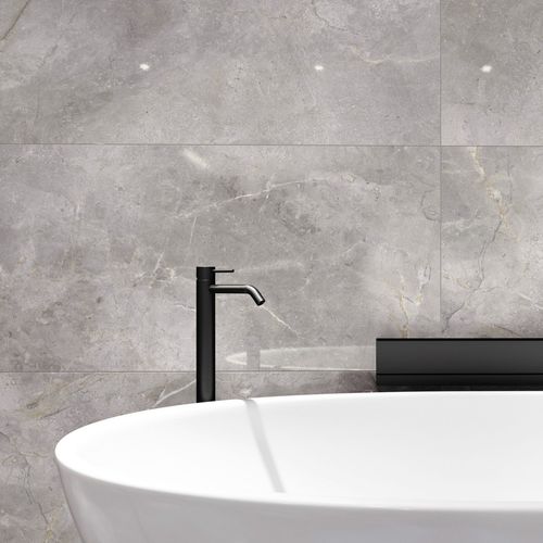 Placas de revestimento em grés porcelanato - MASTERSTONE SILVER - CERRAD - polida / fosca / lisa