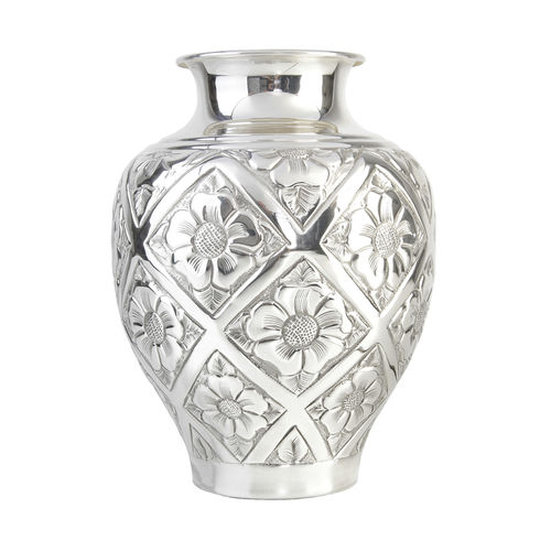 Vaso clássico - PPI 136 - Galiatea - em metal prateado