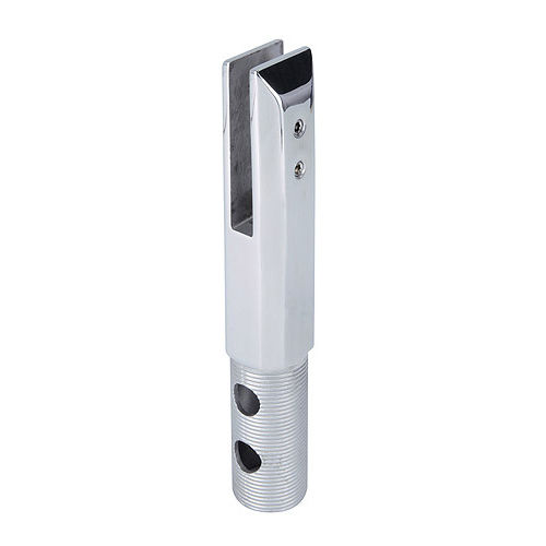 Pinça para vidro em aço inoxidável - CORE DRILLED - Clear glass - para guarda-corpo