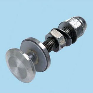Sistema de fixação em aço inoxidável - ROUTEL - Clear glass - para painéis / suporte tipo spider / para vidro