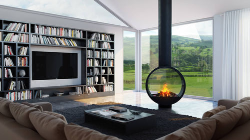 Lareira ecológica a bioetanol - 997 - Modus Fireplaces - a gás / a lenha / de piso
