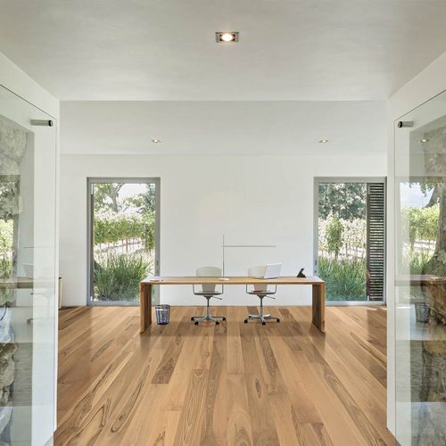 Piso estruturado - NATURA - CP PARQUET - em nogueira / escovado / envernizado
