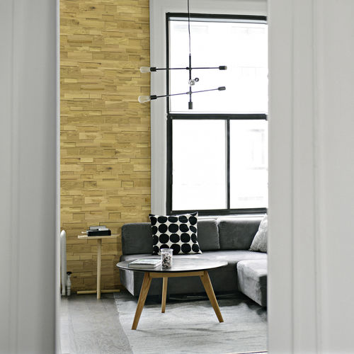 Revestimento de parede em carvalho - MOSAICO - CP PARQUET - para ambiente interno / 3D / escovado