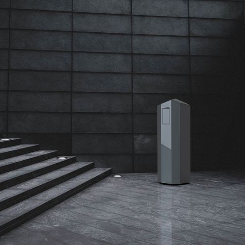 Lixeira pública - CUBIO - FINBIN Products/ Lehtovuori Oy - de coleta seletiva / em aço galvanizado / em aço inoxidável