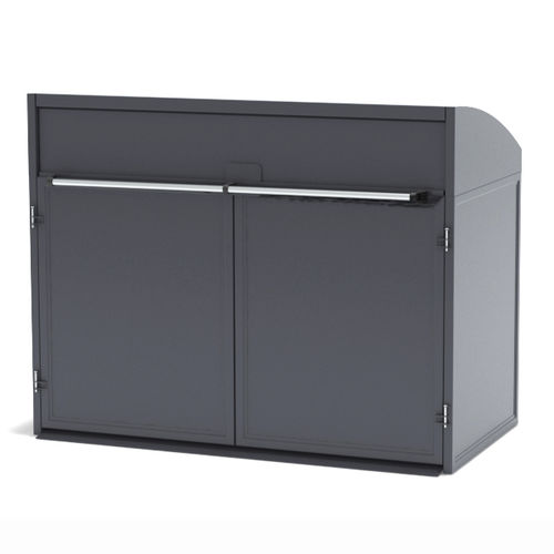 Resguardo para lixeira de reciclagem - MODUL XL - FINBIN Products/ Lehtovuori Oy - profissional / da linha residencial / em alumínio
