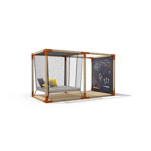 Cama de jardim retrátil - LEVSETH1201 - egoé - de casal / contemporânea / infantil