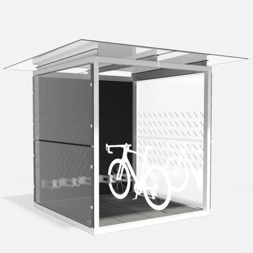 Abrigo para bicicletas sustentável - Y3-SET2101 - egoé - em aço / em aço galvanizado / em aço termolacado