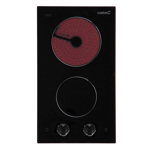 Cooktop vitrocerâmico - VI 302 - CATA - 2 bocas / de embutir / com botões