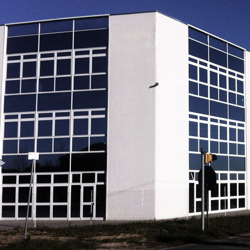 Fachada-cortina com sistema stick - MULLIONS AND TRANSOMS - MAPIER GROUP S.R.L. - em vidro