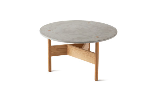 Mesa de centro contemporânea - ORBITAL - Atipico - em mármore / em concreto / em cimento