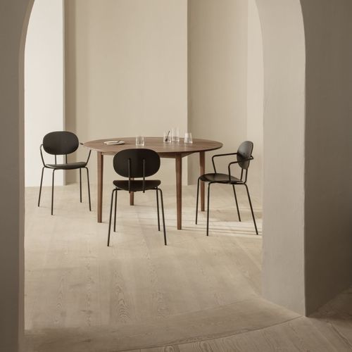 Cadeira de sala de jantar contemporânea - PIET HEIN - sibast furniture - para ambiente interno / de lã / em couro