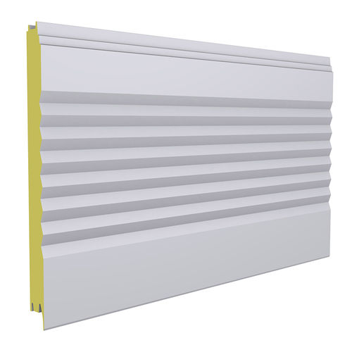 Painel sanduíche para fachada - POLTHERMA DS - EuroPanels - para parede / face metálica / núcleo de poliuretano (PUR)