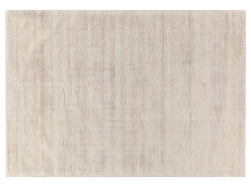 Tapete contemporâneo - IN WHISPER WHITE SILVER  - AMINI - de cor lisa / em viscose / retangular