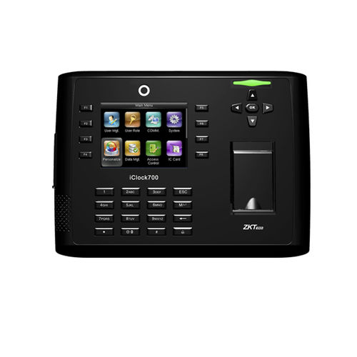 Registrador de ponto biométrico de impressão digital - ICLOCK 700 - ZKTeco