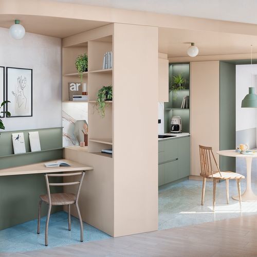 Painel decorativo laminado - MATERIA SIENA - Transformad - de revestimento / de parede / para móvel