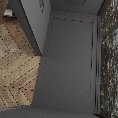 Piso de box retangular - Select - QUARE DESIGN - de sobrepor / de embutir / de resina