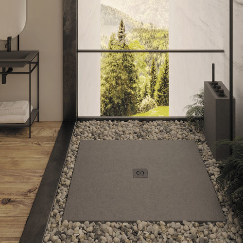 Piso de box retangular - Relief Plus XL - QUARE DESIGN - de sobrepor / de resina / antiderrapante