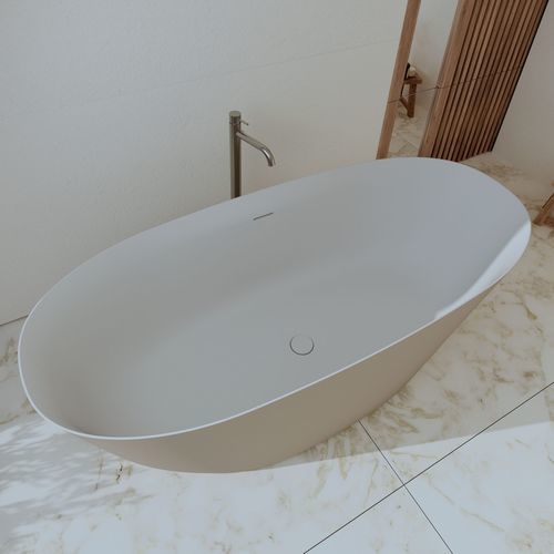Banheira oval - Lake - QUARE DESIGN - freestanding / para residência / para uso profissional