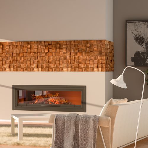 Painel decorativo de revestimento - WOOD : QUADRO - STEGU SP. Z O.O. - de parede / em madeira / texturizado